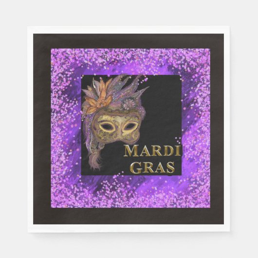 Mardi Gras Serviette (Vorderseite)