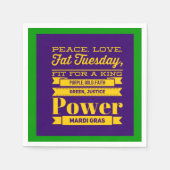 Mardi Gras Serviette (Vorderseite)