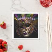 Mardi Gras Serviette (Beispiel)
