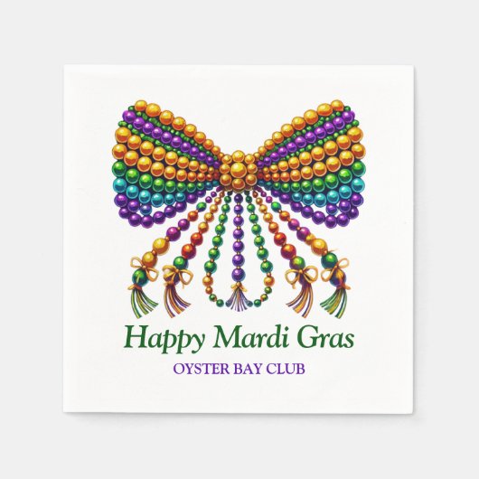 Mardi Gras Serviette (Vorderseite)