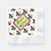 Mardi Gras Serviette (Vorderseite)