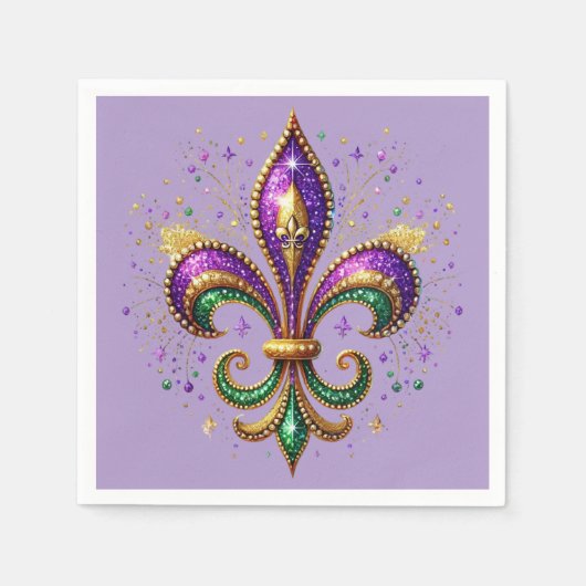 Mardi Gras Serviette (Vorderseite)