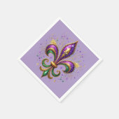 Mardi Gras Serviette (Ecke)