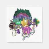 Mardi Gras Serviette (Vorderseite)