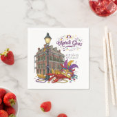 Mardi Gras Serviette (Beispiel)