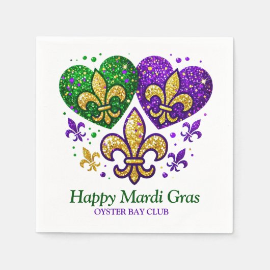 Mardi Gras Serviette (Vorderseite)