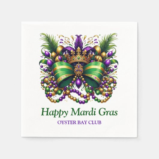 Mardi Gras Serviette (Vorderseite)