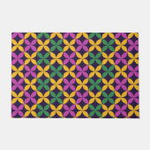 Mardi Gras Seven Circles Fußmatte (Vorderseite)