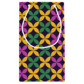 Mardi Gras Seven Circles Kleine Geschenktüte (Rückseite)