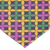 Mardi Gras Seven Circles Tischdecke (Schrägansicht)
