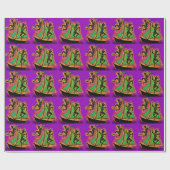 Mardi Gras Ship of Fools Geschenkpapier (Flach)