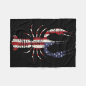 Mardi Gras-Shirt Fleur De Lis Crawfish-Shirt Ameri Fleecedecke (Vorderseite (Horizontal))