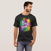 Mardi Gras Shirt für Frauen und Kinder Fett Dienst (Vorne ganz)