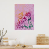 Mardi Gras Showgirls Poster (Küche)