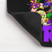 Mardi Gras Six Seven 67 Bruh Meme Dabbing Kobold Mousepad (Ecke)