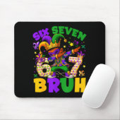 Mardi Gras Six Seven 67 Bruh Meme Dabbing Kobold Mousepad (Mit Mouse)