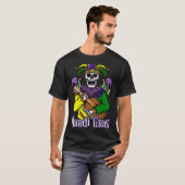 Mardi Gras Skelett Gitarrenkostüm 2023 Männer T-Shirt (Vorne ganz)