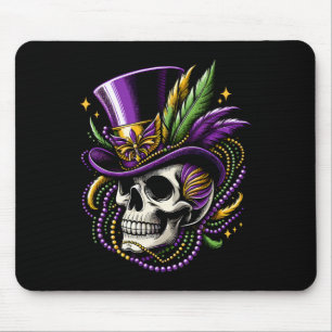 Mardi Gras Skull Hexendoktor New Orleans Men Wome Mousepad