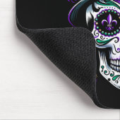 Mardi Gras Skull Top Hat New Orleans Hexendoktor Mousepad (Ecke)
