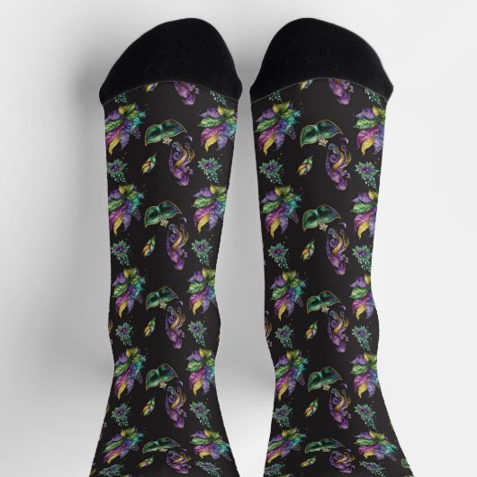 Mardi Gras Socken (Oben)