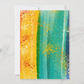 Mardi Gras Soiree | 30. Geburtstag Einladung (Rückseite)