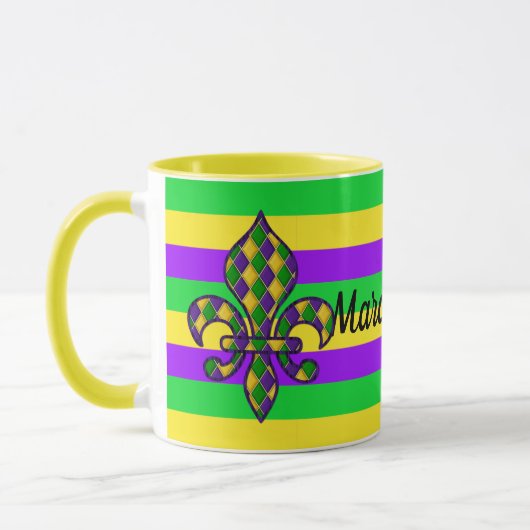 Mardi Gras Souvenir Kaffee Tasse Tea Cup (Links)
