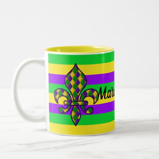 Mardi Gras Souvenir Kaffee Tasse Tea Cup (Links)