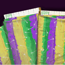 Mardi Gras Sparkle Flounce - Mardi Gras Colors Stoff