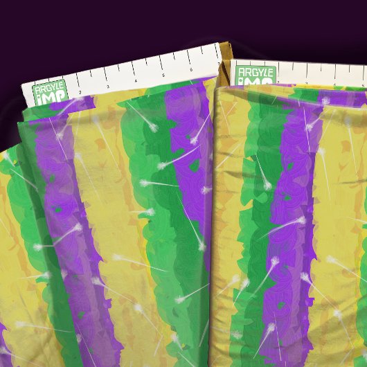 Mardi Gras Sparkle Flounce - Mardi Gras Colors Stoff