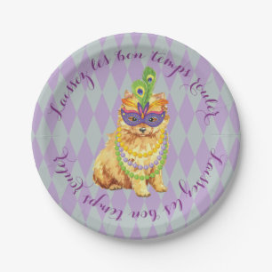 Mardi Gras Spitz Pappteller