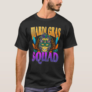 Mardi Gras Squad Carnival Shenanigan Joker Jester T-Shirt