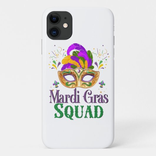 Mardi Gras Squad Case-Mate iPhone Hülle (Rückseite)