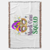 Mardi Gras Squad Decke (Vorderseite Vertikal)