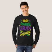 Mardi Gras Squad Funny Matching Karneval Parade Pa T-Shirt (Vorne ganz)