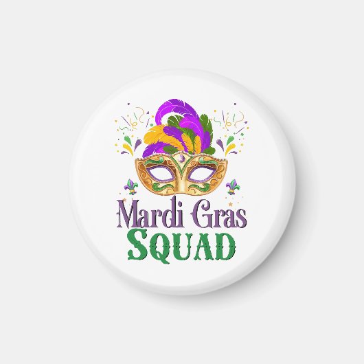 Mardi Gras Squad Magnet (Vorne)