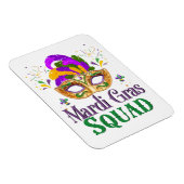 Mardi Gras Squad Magnet (Rechte Seite)