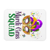 Mardi Gras Squad Magnet (Horizontal)