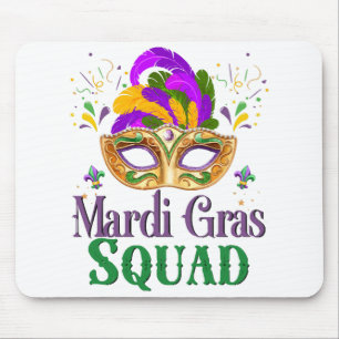 Mardi Gras Squad Mousepad