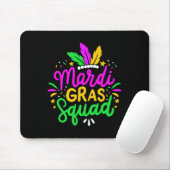 Mardi Gras Squad Party Gift Mousepad (Mit Mouse)