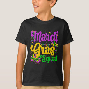 Mardi Gras Squad Party Kostüme T-Shirt