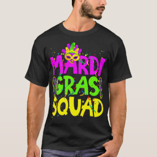 Mardi Gras Squad Party Kostümoutfit Mardi Gras T-Shirt