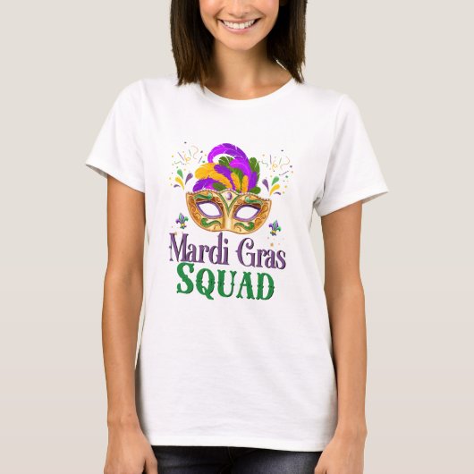 Mardi Gras Squad T-Shirt (Vorderseite)