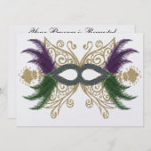 Mardi Gras - SRF Einladung (Vorne/Hinten)