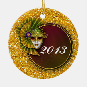 Mardi Gras - SRF Keramik Ornament
