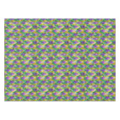 Mardi Gras Stainglas Harlequin Print Tischdecke (Vorderseite (Horizontal))