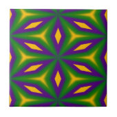 Mardi Gras Star Fliese (Vorderseite)
