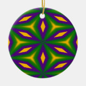 Mardi Gras Star Keramikornament (Vorne)