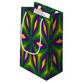 Mardi Gras Star Kleine Geschenktüte (Rückseite Schrägansicht)