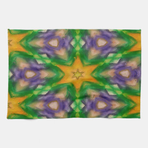 Mardi Gras Stars Küchentuch