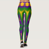 Mardi Gras Stars Leggings (Rückseite)
